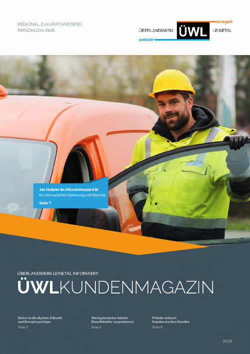 ÜWL Kundenmagazin: Überlandwerk Leinetal